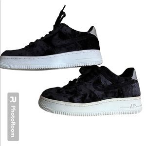 Black velvet Air Force 1